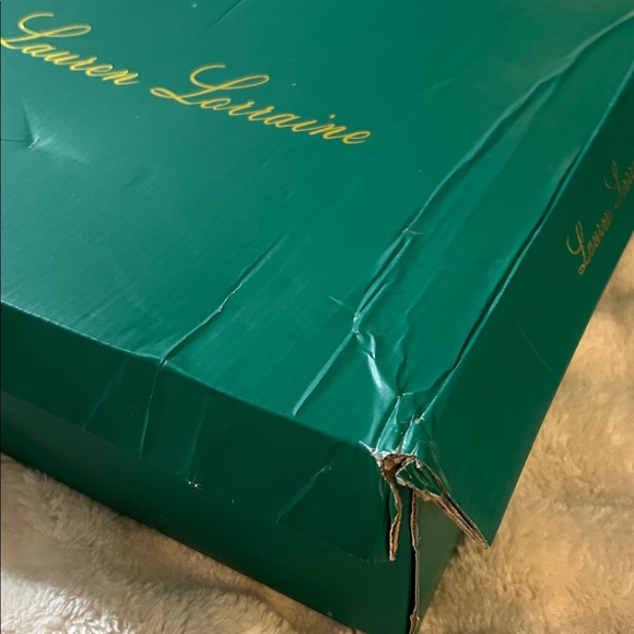 NEW LAUREN LORRAINE Hana Crystal Embellished Western Tall Boot in Gold size 10 - Picture 13 of 14